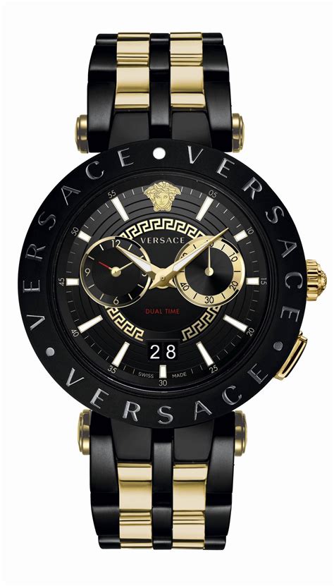 versace armbanduhr herren gold schwarz|VERSACE Herrenuhren: günstig, portofrei & sicher kaufen!.